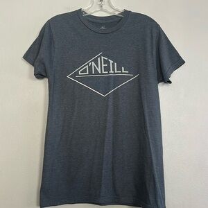 O’Neill men heather blue surfer skater graphic tshirt